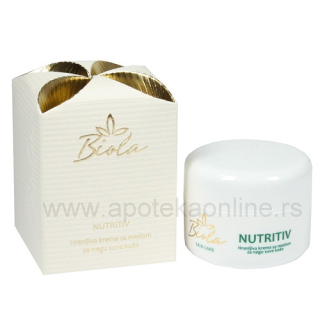 BIOLA NUTRITIV HRANLJIVA KREMA SA MEDOM ZA NEGU SUVE KOŽE